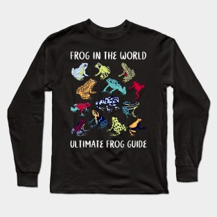 Ultimate Frog Guide Funny Frog Lover Frog Owner Frogs Long Sleeve T-Shirt